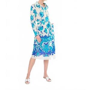 NEW FLORA BEA medora dress in lagoon